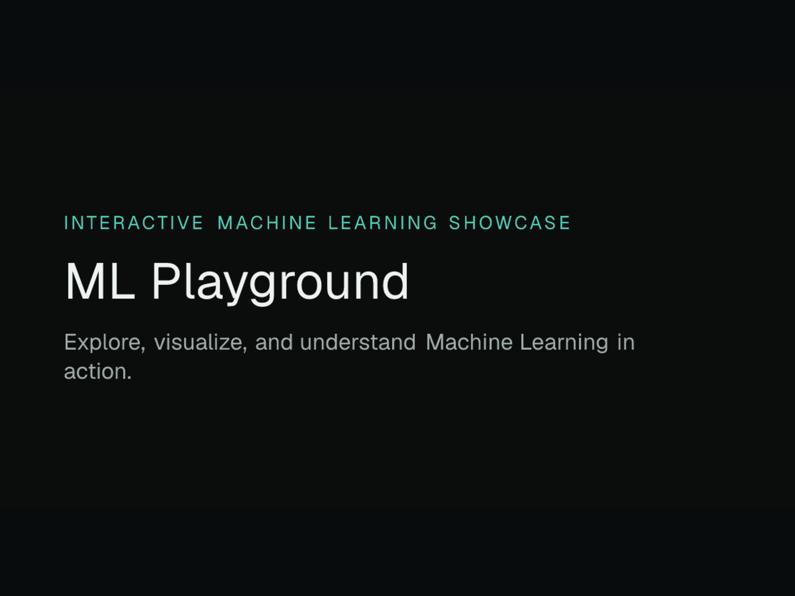 ML Playground